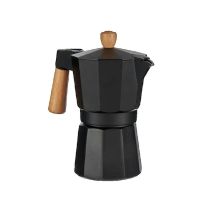 Caffettiera Italiana BigBuy 300 ml Nera e Marrone - Nuovo