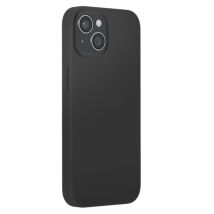 Coque pour iPhone 15 Édition Color Skin en TPU avec Intérieur Doux Noir