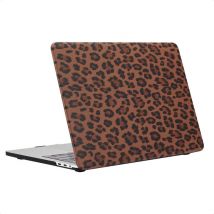 Selencia Coque Laptop Sabi imprimé panthère pour Apple MacBook Pro 16 pouces (2021 / 2023 M3 chip / 2024 M4 chip) - Mocha Brown