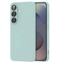 Crong Funda de silicona líquida para Samsung Galaxy S25 Antigolpes Flexible Verde - Nuevo