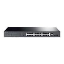 TP-Link TL-SG1428PE Switch di rete gestito L2 Gigabit Ethernet (10/100/1000) Connessione Ethernet, supporto Power over Ethernet (PoE) 1U Nero - Nuovo