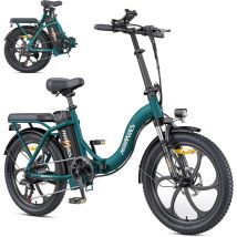 Vélo électrique pliable Hillmiles MilePort 1 20'' pour adultes 250 W 36 V 13 Ah Batterie amovible, vélos électriques pour les navetteurs urbains