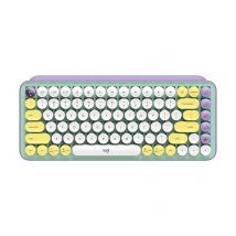 Logitech POP Keys Wireless Mechanical Keyboard With Emoji Keys clavier Universel Bluetooth AZERTY Français Couleur menthe