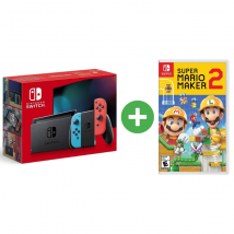 Switch & Super Mario Maker 2 - console de jeux portables 15,8 cm (6.2 ) 32 Go Écran tactile Wifi