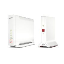 FRITZ! Mesh Set 4060 + 3000 AX INT Tri-bande (2,4 GHz / 5 GHz / 5 GHz) Wi-Fi 6 (802.11ax) Blanc 4x4