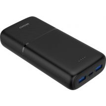 Deltaco PB-C1008 banque d'alimentation électrique 20000 mAh Noir