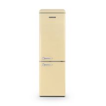 Schneider SCCB250V-CRE - Réfrigérateur combiné 249L Vintage Crème