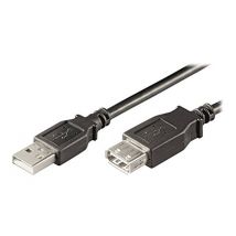 Ewent EC1014 cable USB USB 2.0 5 m USB A Negro - Nuevo