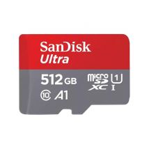 SanDisk Mobile Ultra MicroSD 512GB 150MB/s UHS-I con adattatore - Nuovo
