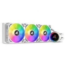 Sharkoon S90 Processor Raffreddatore di liquidi all-in-one 12 cm Bianco 1 pezzo(i) - Nuovo