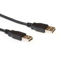 ACT USB 2.0 Connection Cable Black 3.0m cable USB 3 m USB A Negro - Nuevo