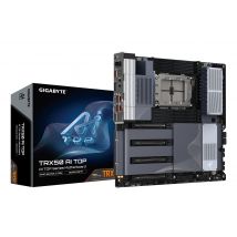 GIGABYTE TRX50 AI TOP - Supporta CPU AMD Ryzen PRO 7000, VRM Digitale a 16+8+4 Fasi, fino a 5200MHz DDR5 (OC), 4xPCIe 5.0 + 4xPCIe 4.0 M.2, Wi-Fi 7, 