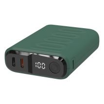RealPower PB-10000C PD+ 10000 mAh Verde scuro (Powerbank RealPower PB-10000C PD+ 3x T) - Nuovo