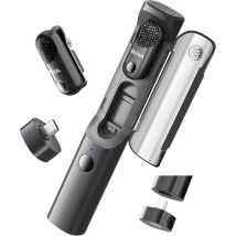 Micrófono inalámbrico BOYA Magic-05 4 en 1, reducción de ruido IA 24 bits, alcance de 100 m, kit completo con 2 transmisores y estuche de carga - 