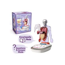 Gioco educativo interattivo anatomia 3D Canal Toys Corpo Umano Vozpedia Inte con organi removibili e quiz Multicolore - Nuovo