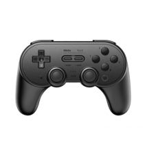 8Bitdo Pro2 Noir Bluetooth/USB Manette de jeu Analogique/Numérique Nintendo Switch, Nintendo Switch Lite, PC