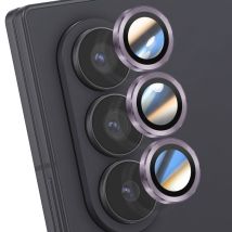 Enkay Protección de lente de cámara para Galaxy Z Fold 7 triple lente Violeta - Nuevo