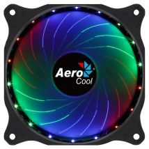 Aerocool COSMO12FRGB Ventilador PC 12cm LED RGB Conector Molex Silencioso Negro - Nuevo