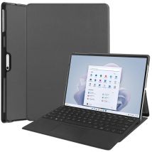 imoshion Coque tablette Trifold pour Microsoft Surface Pro 9 / Pro 10 / Pro 11 - Gris