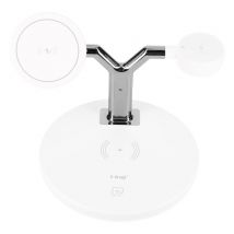 Estación de carga LinQ iPhone 15W, AirPods, Apple Watch 3 en 1 Blanco - Nuevo