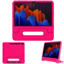 imoshion Coque kidsproof avec poignée pour Samsung Galaxy Tab S8 Plus / S7 Plus / S7 FE 5G - Rose