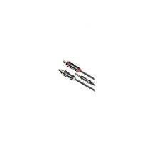 Câble audio Monster Cable Jack 3,5 mm mâle vers 2 RCA mâle 1,5 m Noir