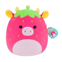 Peluche Squishmallows Cleary La vaca fresa 30 cm - Nuevo