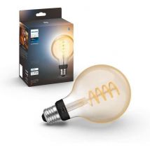 White Ambiance, ampoule LED connectée E27 Filament G93 Globe, Bluetooth, fonctionne avec Alexa, Google et Homekit