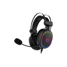 Hiditec Erys ARGB Casque Avec fil Arceau Gaming Noir