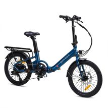 Virum Step 2026 - Bicicleta Eléctrica Plegable Ultra-Ligera 36V 10Ah - Azul Zafiro - Nuevo