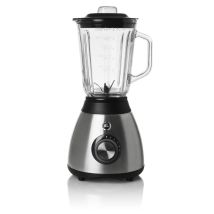 Melchioni Frullo Glass 0 L Mélangeur de table 600 W Noir, Acier