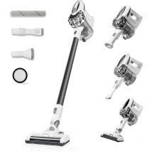 Aspirateur Balai sans Fil 4 en 1 gris blanc Vendos85