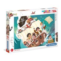 Clementoni The Pirates Juego de puzzle 104 pieza(s) Ocupaciones - Nuevo