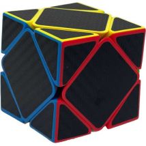 Casse-tête Riviera Games Carbon X Phobos twist cubique irrégulier panneaux noirs bordures rouge/bleu/jaune/vert