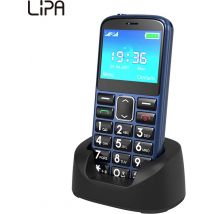 Lipa F70 téléphone pour seniors 4G - Téléphone mobile pour seniors - GSM pour seniors - Chargement rapide USB C - Batterie - Bluetooth