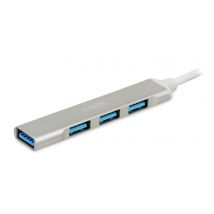 iBox IUH3FAS hub & concentrateur USB 3.2 Gen 1 (3.1 Gen 1) Type-A 5000 Mbit/s Blanc