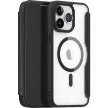 Folio renforcé MagSafe iPhone 15 Pro Max 2m Noir + Garantie à vie Force Case