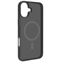 Coque Recyclée MagSafe Antichoc 2 mètres Translucide noire pour iPhone 16 Plus - Origine France Garantie