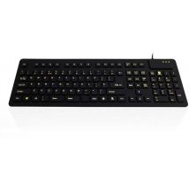 Clavier souple et étanche USB-PS/2 (Noir)