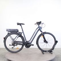Btwin Elops 940e — Vélo de ville électrique, batterie 418 Wh, autonomie 50-70 km, cadre M (170–180 cm)