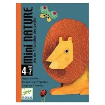 Mini Nature Juego de cartas educativo para niños de 7 familias - Nuevo
