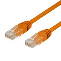 Deltaco TP-603-OR cavo di rete Arancione 0,3 m Cat6 U/UTP (UTP) - Nuovo