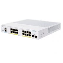 Cisco CBS350-16P-E-2G-EU switch Gestionado L2/L3 Gigabit Ethernet (10/100/1000) Plata - Nuevo