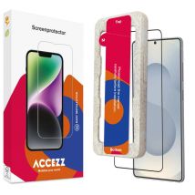 Accezz Protection d'écran en verre trempé avec applicateur pour Samsung Galaxy S25 Edge