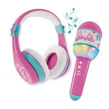 Combo Casque et Microphone - LISCIANI - Bluetooth avec haut-parleur Barbie