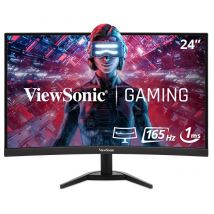 ViewSonic VX2418C - LED monitor - curved - 24 (23.6 viewable) - 1920 x 1080 Full HD (1080p) @ 165 Hz - VA - 250 cd/m2