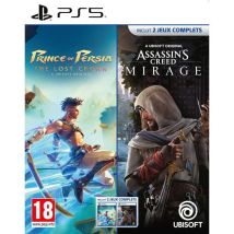Compilación PS5 Ubisoft Prince of Persia La Corona Perdida + Assassin's Creed Mirage Edición Estándar Negra - Nuevo