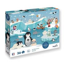 Puzzle educativo de 36 piezas Esquimal Calypto - Made in France - Nuevo