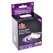 Pack UPrint compatible BROTHER LC-3213, 4 cartouches