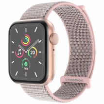 imoshion Bracelet en nylon pour Apple Watch | 44/45/46/49 mm - Sand Pink